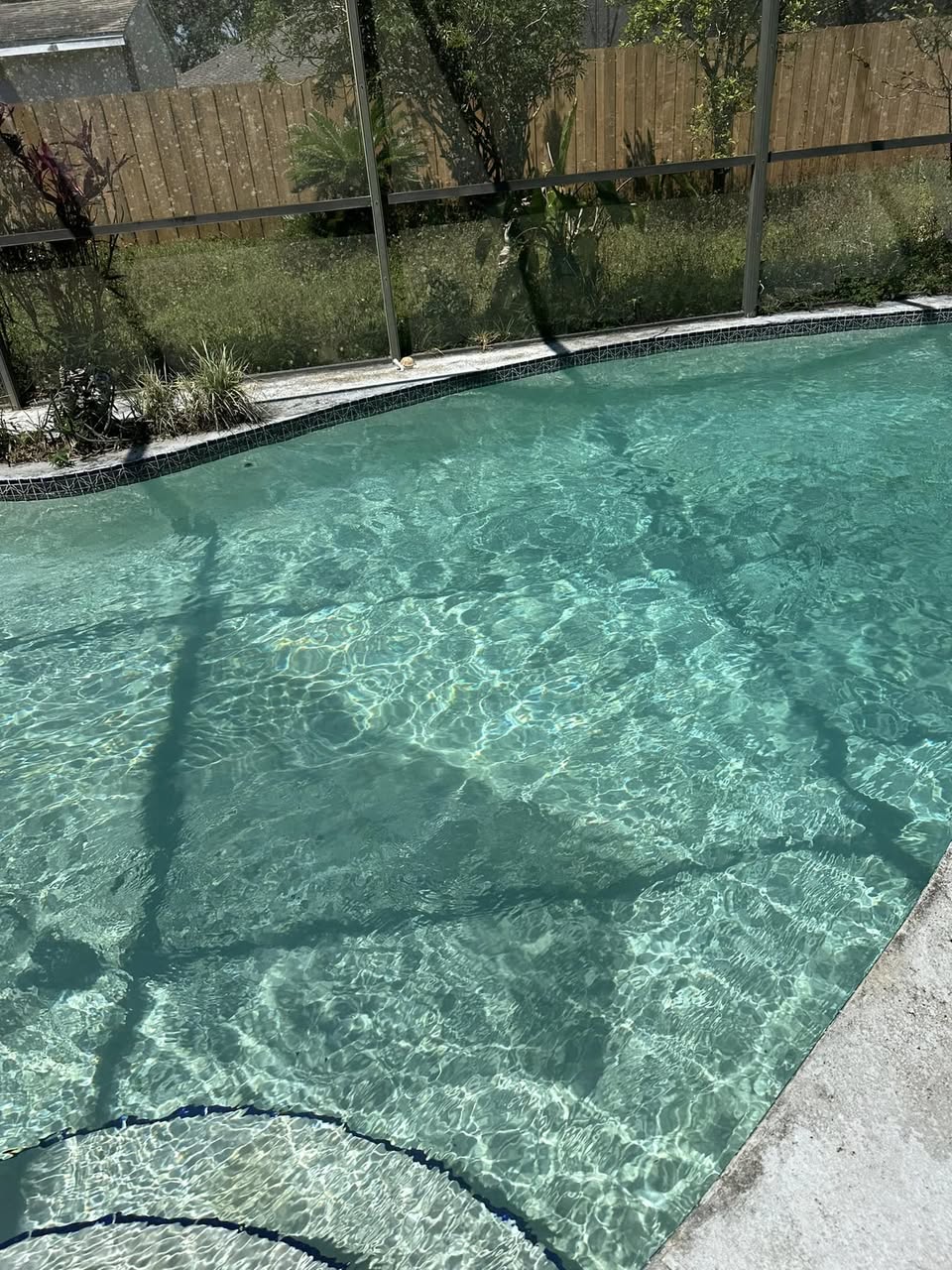 Pool acid washing service restoring plaster on a Wedgefield FL pool near Cape Orlando Estates